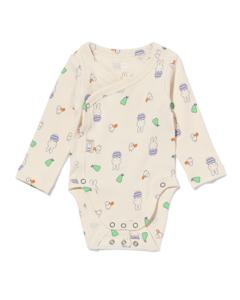 HEMA Nijntje Newborn Meegroei Overslagromper Ecru (ecru)