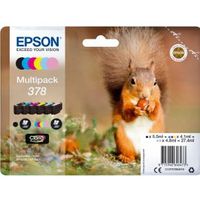 Epson 378 Zwart, Cyaan, Lichtyaan, Lichtmagenta, Geel inktcartridge