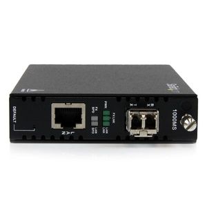 StarTech.com OAM managed gigabit Ethernet glasvezel-mediaconverters multi-mode LC 550 m voldoet aan 802.3ah