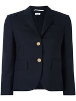 Thom Browne Classic Single Breasted Sport Coat In Navy 2-Ply Wool Fresco - Bleu - thumbnail