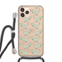 Dinos: iPhone 11 Pro Transparant Hoesje met koord