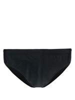 Moschino maillot de bain à logo imprimé au dos - Noir