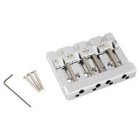 Fender HiMass String-Through-Body Basgitaar Brug Assembly 4-Snarig Brass Saddles 0994411000