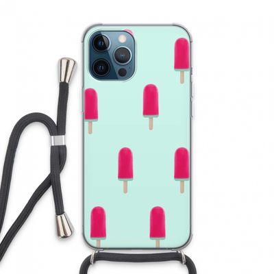 Waterijsje: iPhone 13 Pro Max Transparant Hoesje met koord