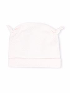 Emporio Armani Kids bonnet à détails d'oreilles - Blanc