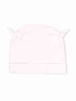 Emporio Armani Kids bonnet à détails d'oreilles - Blanc