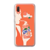 Peach please!: Samsung Galaxy A20e Transparant Hoesje