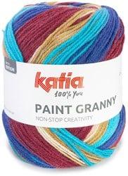 Katia Paint Granny 206 Bordeauxrood-Blauw-Beige