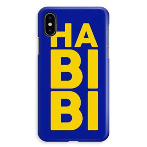 Habibi Blue: iPhone XS Max Volledig Geprint Hoesje