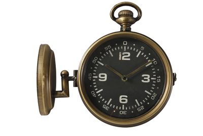 Klok ro Rondal goud-L9,5B30H28CM