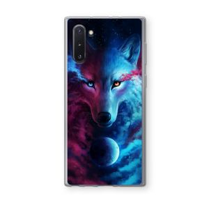 Where Light And Dark Meet: Samsung Galaxy Note 10 Transparant Hoesje
