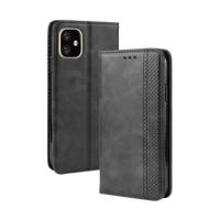 Magnetische Buckle retro Crazy Horse textuur horizontale Flip lederen case voor Apple iPhone 11 Pro Max met houder & kaartsleuven & fotolijstjes (zwa
