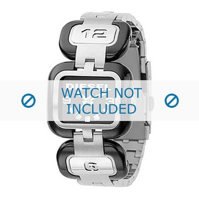 Diesel horlogeband DZ5095 Roestvrij staal (RVS) Zilver 12mm