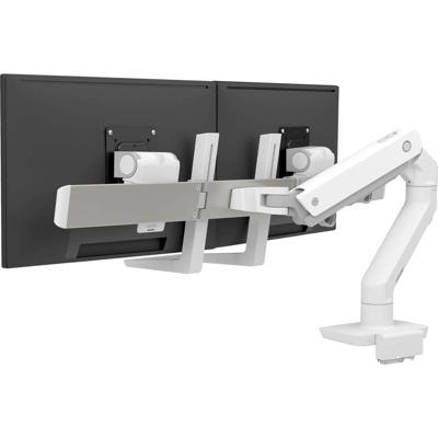 Ergotron HX Dual Arm Desk Mount Monitor-tafelbeugel 2-voudig 38,1 cm (15) - 81,3 cm (32) Wit Draaibaar, In hoogte verstelbaar, Kantelbaar, Zwenkbaar