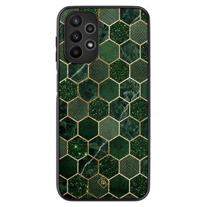 Samsung Galaxy A23 hoesje - Kubus groen