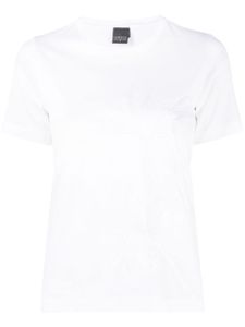 Lorena Antoniazzi t-shirt à broderies - Blanc