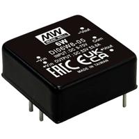 MW Mean Well DI06W8-15 DC/DC-converter, print 48 V/AC -15 V 0.2 A 6 W Aantal uitgangen: 2 x Inhoud 1 stuk(s)