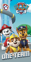 Paw Patrol strandlaken One Team 70 x 140 cm