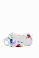 Tas aquarel bloemen M - WHITE - U