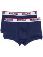 Moschino boxer à bande logo - Bleu - thumbnail