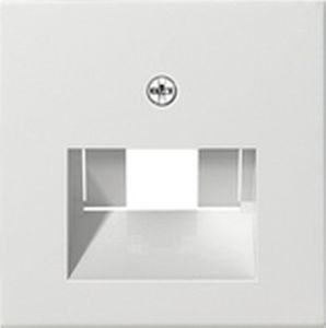 Gira inzetplaat 2xMJ UAE wit mat 027027
