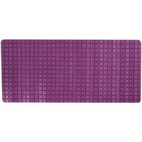 MSV Douche|bad anti-slip mat badkamer - rubber - paars - 76 x 36cm