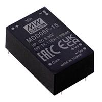 Mean Well MDD06F-05 DC/DC-converter, print 600 mA 6 W Aantal uitgangen: 2 x Inhoud 1 stuk(s) - thumbnail