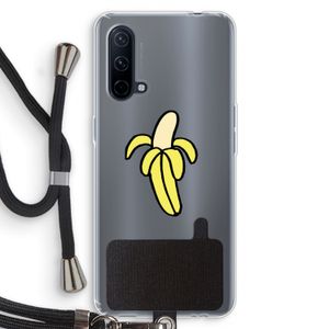 Banana: OnePlus Nord CE 5G Transparant Hoesje met koord