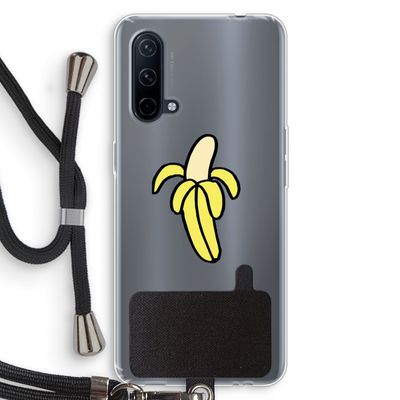Banana: OnePlus Nord CE 5G Transparant Hoesje met koord