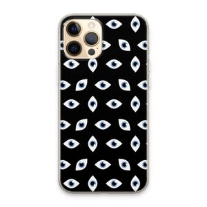 Eyes pattern: iPhone 13 Pro Max Transparant Hoesje
