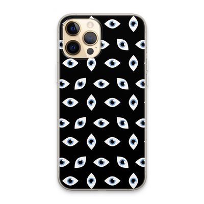 Eyes pattern: iPhone 13 Pro Max Transparant Hoesje