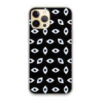 Eyes pattern: iPhone 13 Pro Max Transparant Hoesje