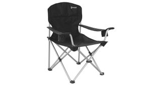 Outwell Catamarca Arm Chair XL Campingstoel 4 poot/poten Zwart