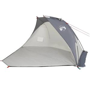 vidaXL Strandtent 268x223x125 cm 185T polyester grijs