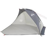 vidaXL Strandtent 268x223x125 cm 185T polyester grijs - thumbnail