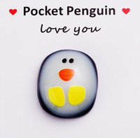 Kleine Pocket Pinguïn Wenskaart - Love You - Spiritueel - Spiritueelboek.nl