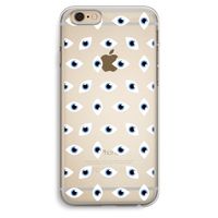 Eyes pattern: iPhone 6 Plus / 6S Plus Transparant Hoesje