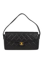 CHANEL Pre-Owned sac porté épaule à matelassage losanges (1997) - Noir - thumbnail