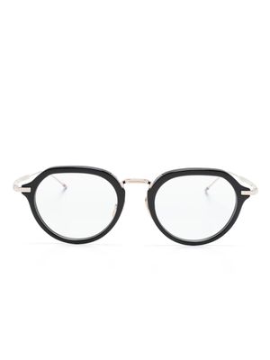 Thom Browne Eyewear lunettes de vue à monture ronde - Noir