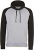 Just Cool JH009 Baseball Hoodie - Heather Grey - L