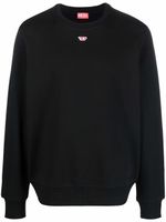 Diesel sweat S-Ginn-D à patch logo - Noir - thumbnail