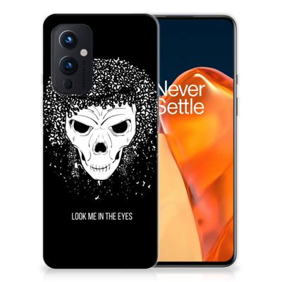 Silicone Back Case OnePlus 9 Skull Hair Silicone Back Case OnePlus 9 Skull Hair