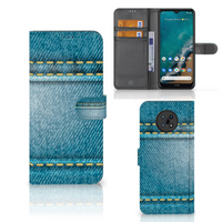 Nokia G50 Wallet Case met Pasjes Jeans