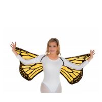Vlinder vleugels - geel - voor volwassenen - Carnavalskleding/accessoires    - - thumbnail