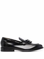 Henderson Baracco mocassins en cuir grainé - Noir - thumbnail