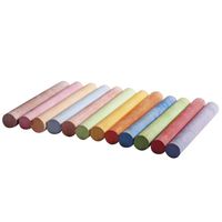 Schoolbord krijt gekleurd 36 stuks