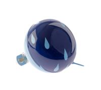 Nv ding dong bel 60mm drops blauw met druppels kaart Nv ding dong bel 60mm drops blauw met druppels kaart
