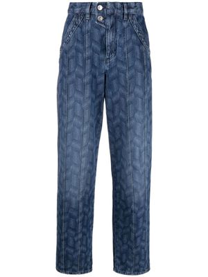 MARANT ÉTOILE jean Vimala à coupe droite - Bleu