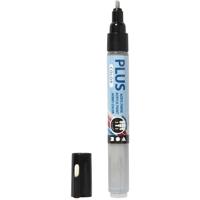 Plus Color marker, l: 14,5 cm, lijndikte 1-2 mm, rain grey, 5,5 ml, 1 stuk Plus Color marker, l: 14,5 cm, lijndikte 1-2 mm, rain grey, 5,5 ml, 1 stuk