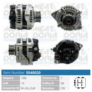 Meat Doria Alternator/Dynamo 5540020